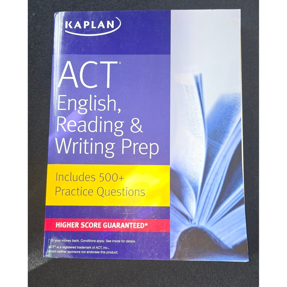 Kaplan ACT English Reading & Writing Prep 500 Practice Questions Paperback